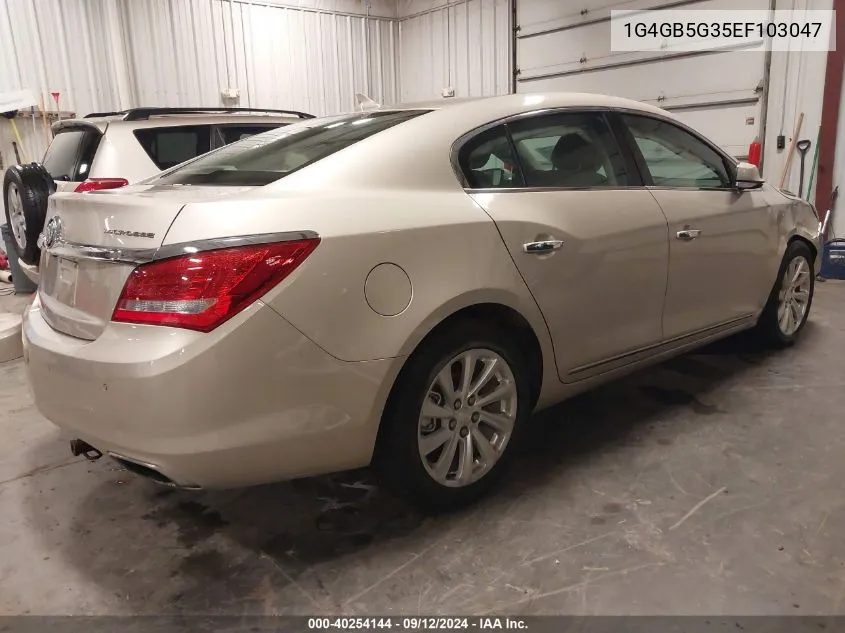 1G4GB5G35EF103047 2014 Buick Lacrosse Leather Group