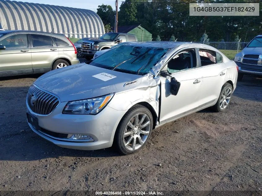 2014 Buick Lacrosse Leather Group VIN: 1G4GB5G37EF182429 Lot: 40286458