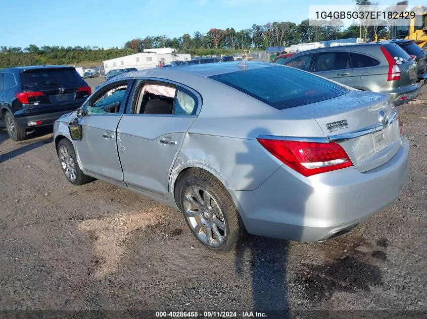 2014 Buick Lacrosse Leather Group VIN: 1G4GB5G37EF182429 Lot: 40286458