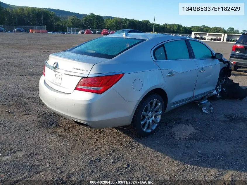 2014 Buick Lacrosse Leather Group VIN: 1G4GB5G37EF182429 Lot: 40286458