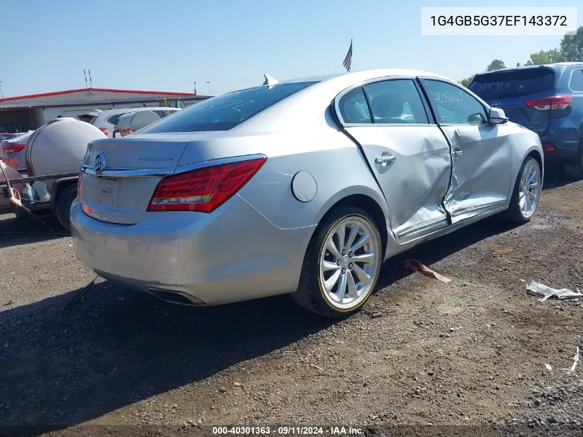 2014 Buick Lacrosse Leather Group VIN: 1G4GB5G37EF143372 Lot: 40301363