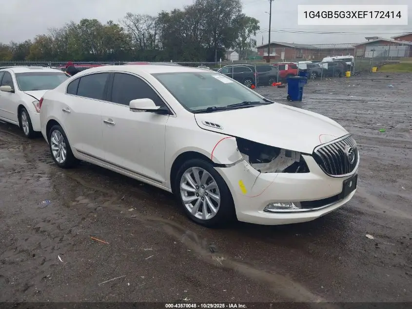 1G4GB5G3XEF172414 2014 Buick Lacrosse Leather Group