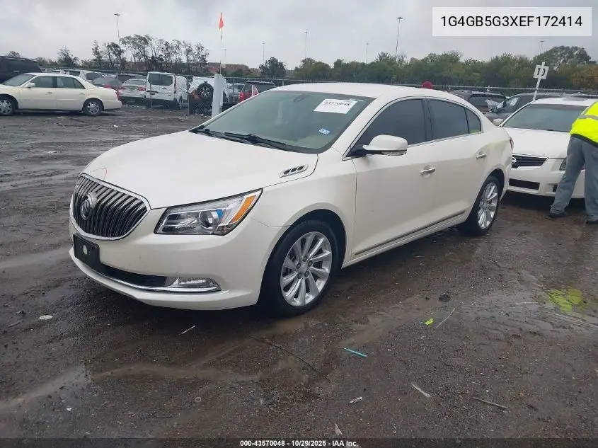 1G4GB5G3XEF172414 2014 Buick Lacrosse Leather Group