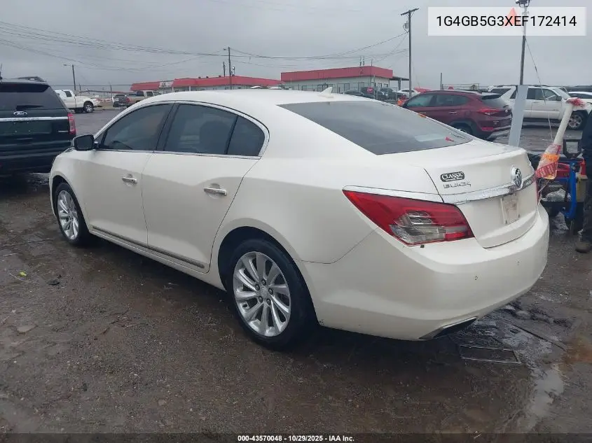 1G4GB5G3XEF172414 2014 Buick Lacrosse Leather Group