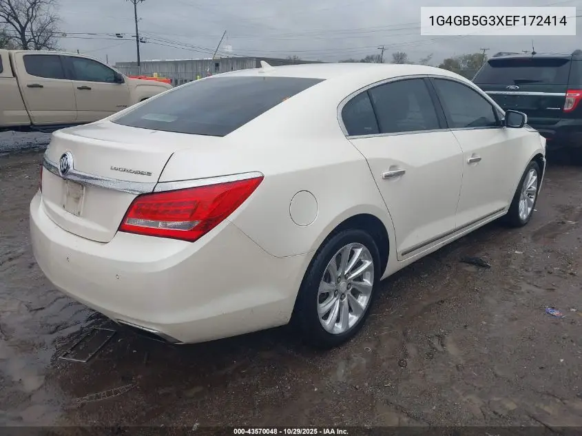 1G4GB5G3XEF172414 2014 Buick Lacrosse Leather Group