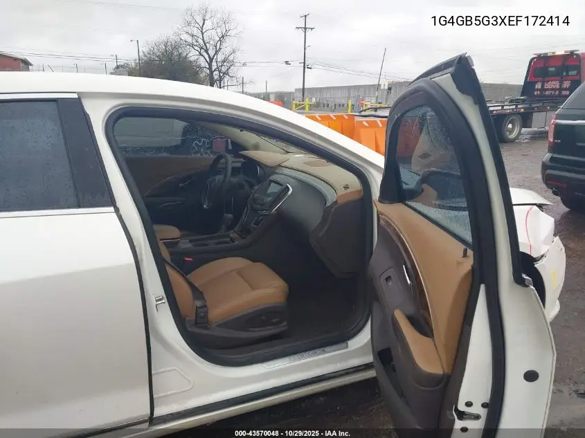 1G4GB5G3XEF172414 2014 Buick Lacrosse Leather Group