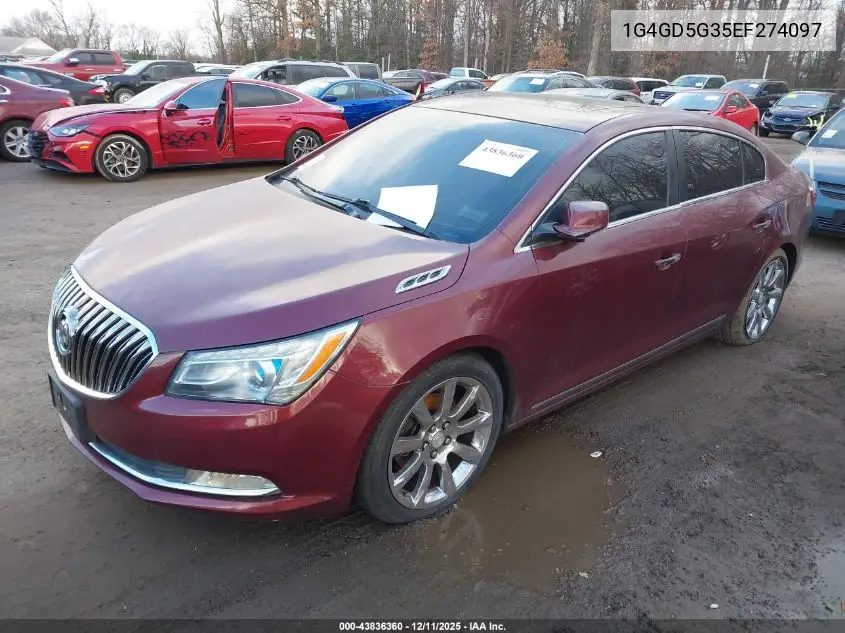 1G4GD5G35EF274097 2014 Buick Lacrosse Premium I Group