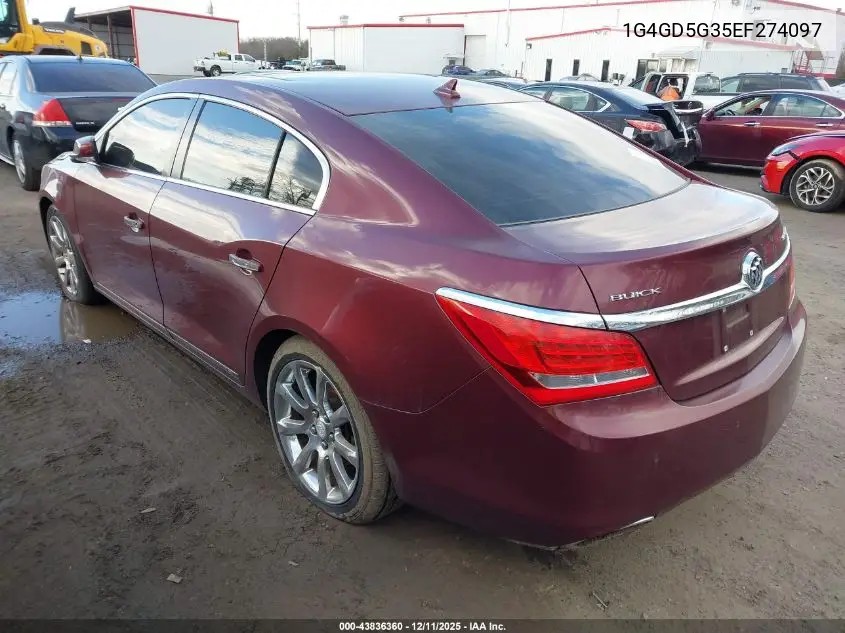1G4GD5G35EF274097 2014 Buick Lacrosse Premium I Group