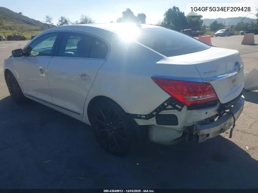 1G4GF5G34EF209428 2014 Buick Lacrosse Premium Ii Group