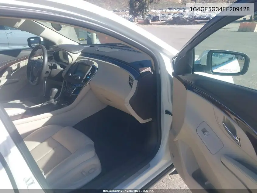 1G4GF5G34EF209428 2014 Buick Lacrosse Premium Ii Group
