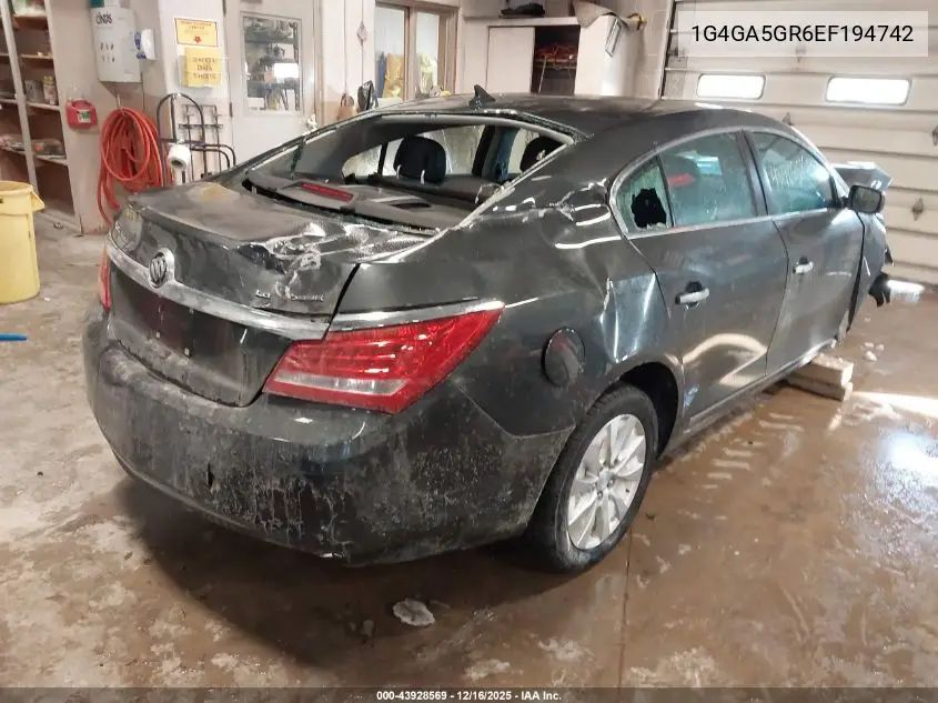 1G4GA5GR6EF194742 2014 Buick Lacrosse
