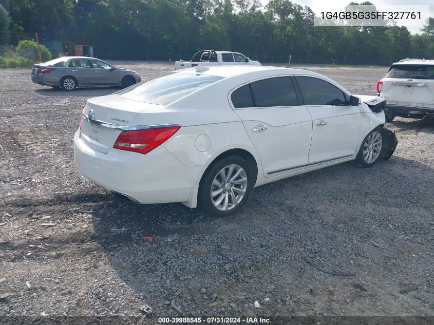 1G4GB5G35FF327761 2015 Buick Lacrosse Leather