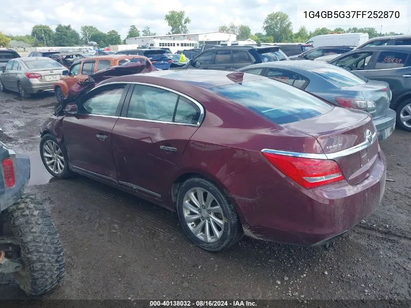 1G4GB5G37FF252870 2015 Buick Lacrosse Leather