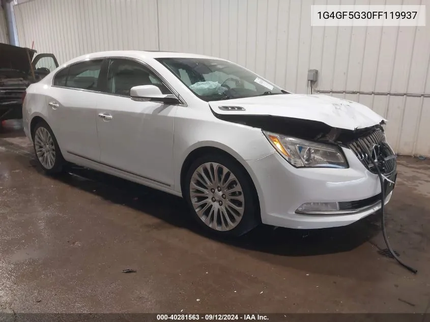 2015 Buick Lacrosse Premium Ii VIN: 1G4GF5G30FF119937 Lot: 40281563