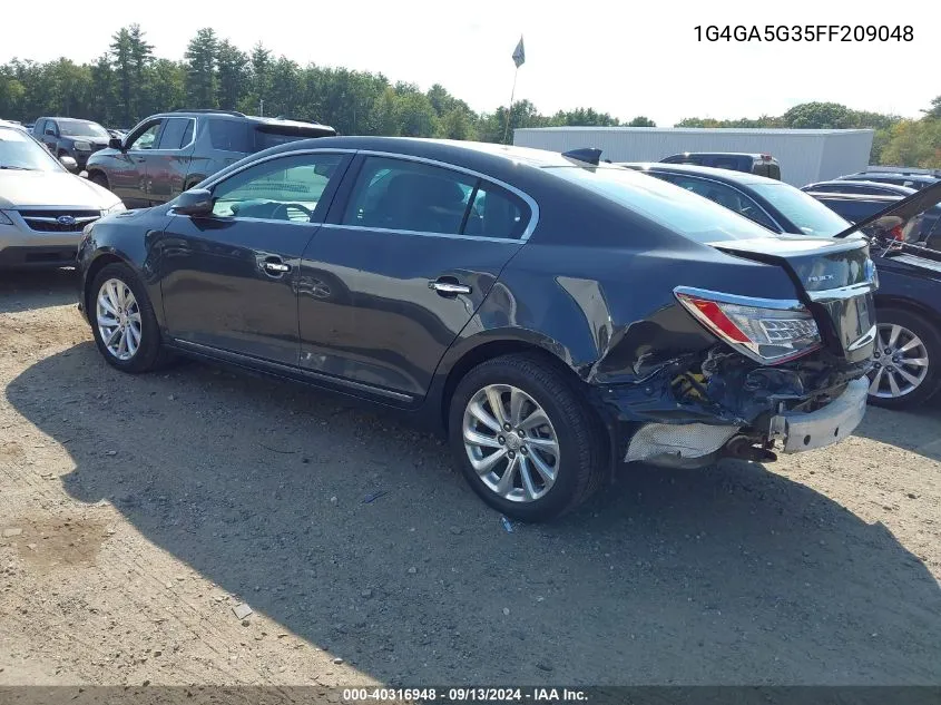 2015 Buick Lacrosse VIN: 1G4GA5G35FF209048 Lot: 40316948