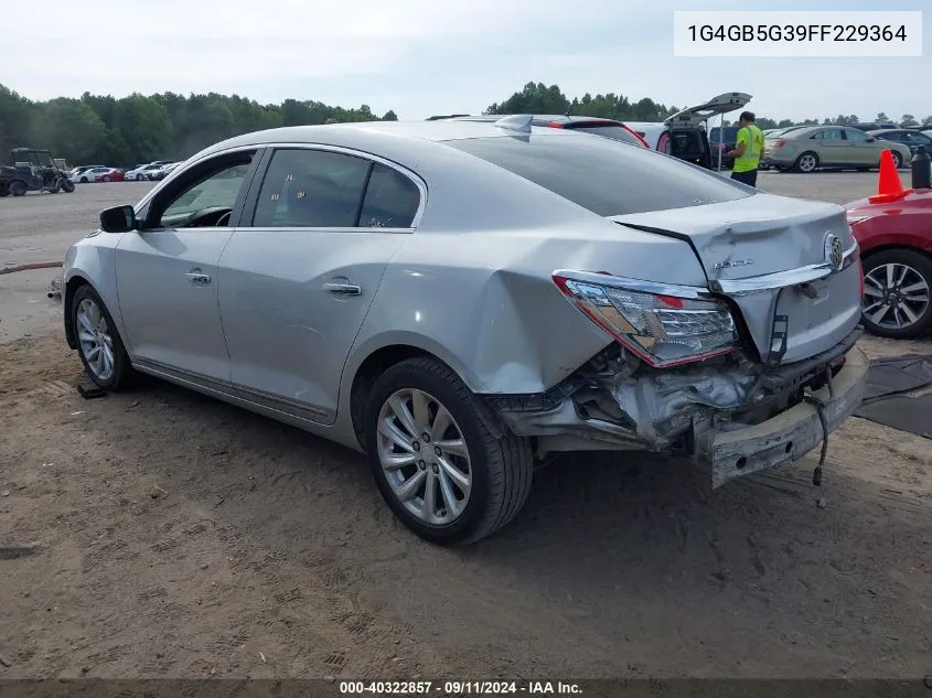 1G4GB5G39FF229364 2015 Buick Lacrosse