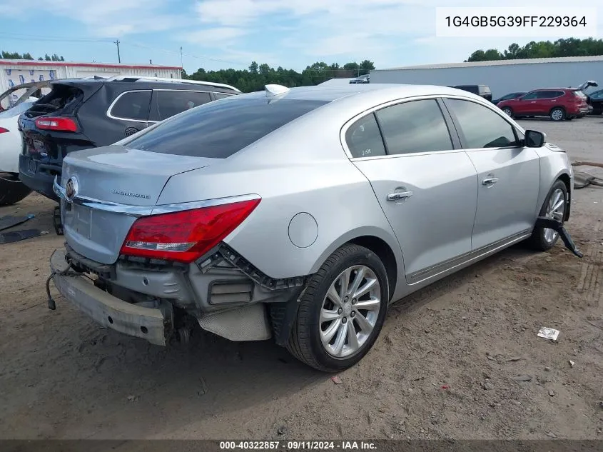 1G4GB5G39FF229364 2015 Buick Lacrosse