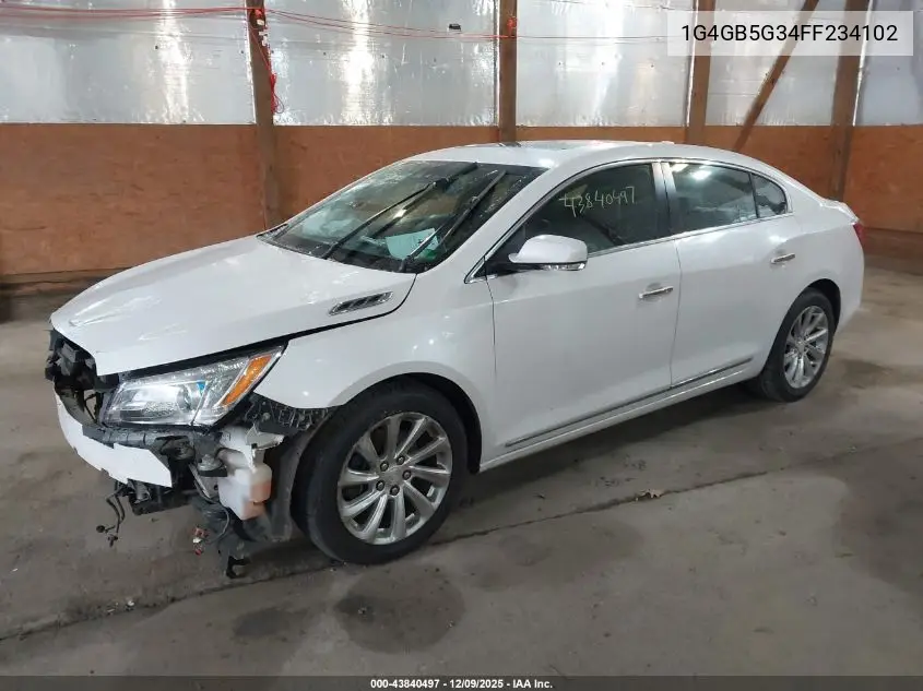 1G4GB5G34FF234102 2015 Buick Lacrosse Leather