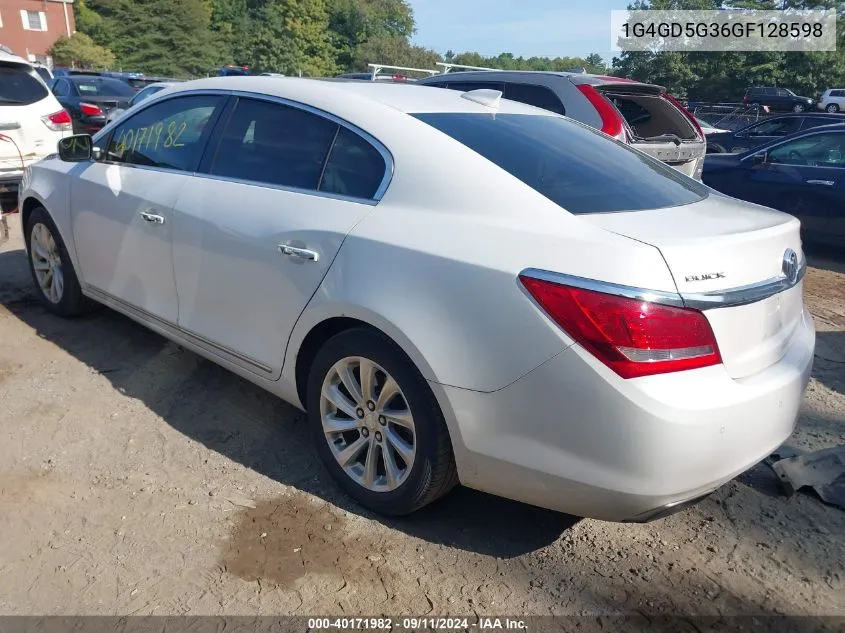 1G4GD5G36GF128598 2016 Buick Lacrosse Premium I