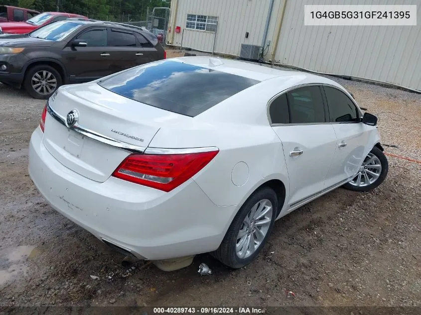 1G4GB5G31GF241395 2016 Buick Lacrosse Leather