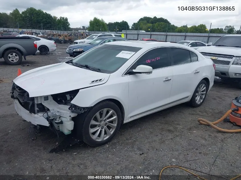 1G4GB5G31GF138865 2016 Buick Lacrosse