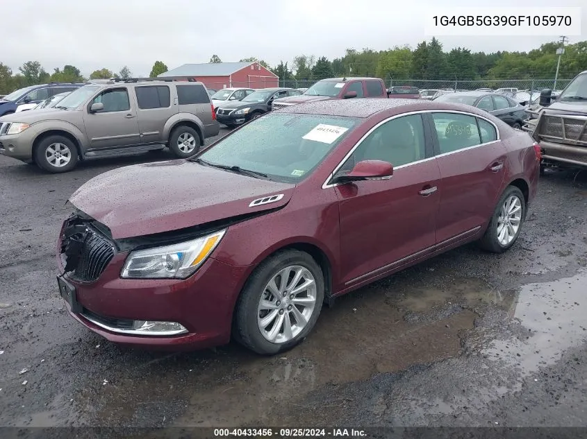 1G4GB5G39GF105970 2016 Buick Lacrosse Leather