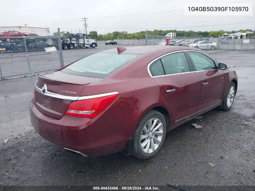 1G4GB5G39GF105970 2016 Buick Lacrosse Leather