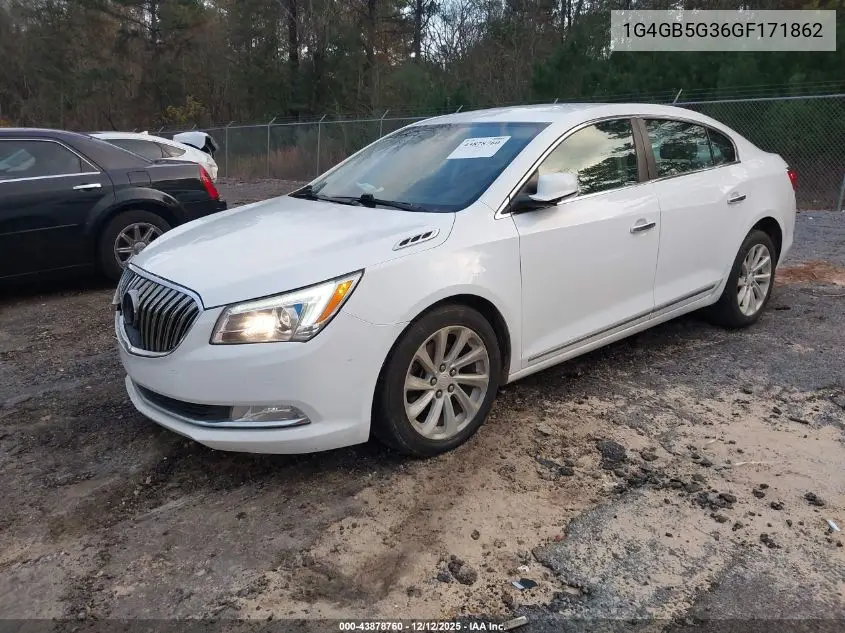 1G4GB5G36GF171862 2016 Buick Lacrosse Leather