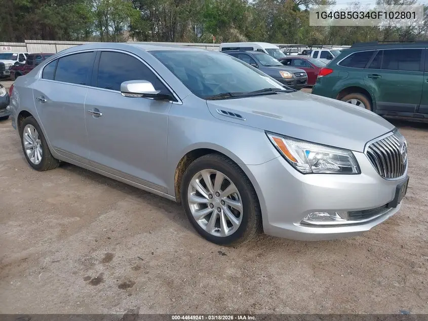 1G4GB5G34GF102801 2016 Buick Lacrosse Leather
