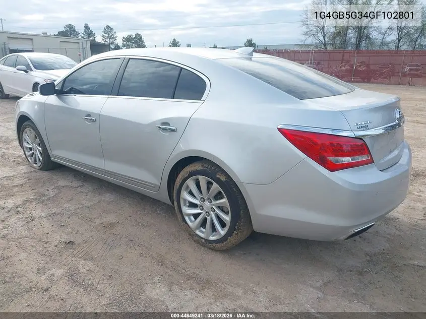 1G4GB5G34GF102801 2016 Buick Lacrosse Leather