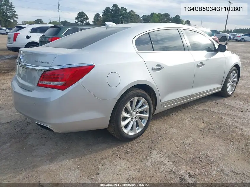 1G4GB5G34GF102801 2016 Buick Lacrosse Leather