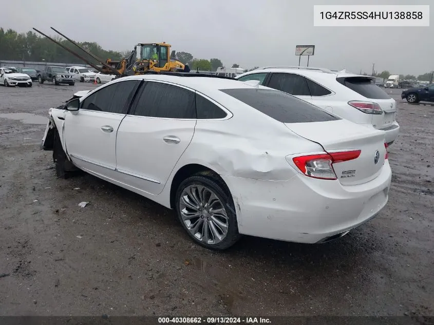 2017 Buick Lacrosse Premium VIN: 1G4ZR5SS4HU138858 Lot: 40308662