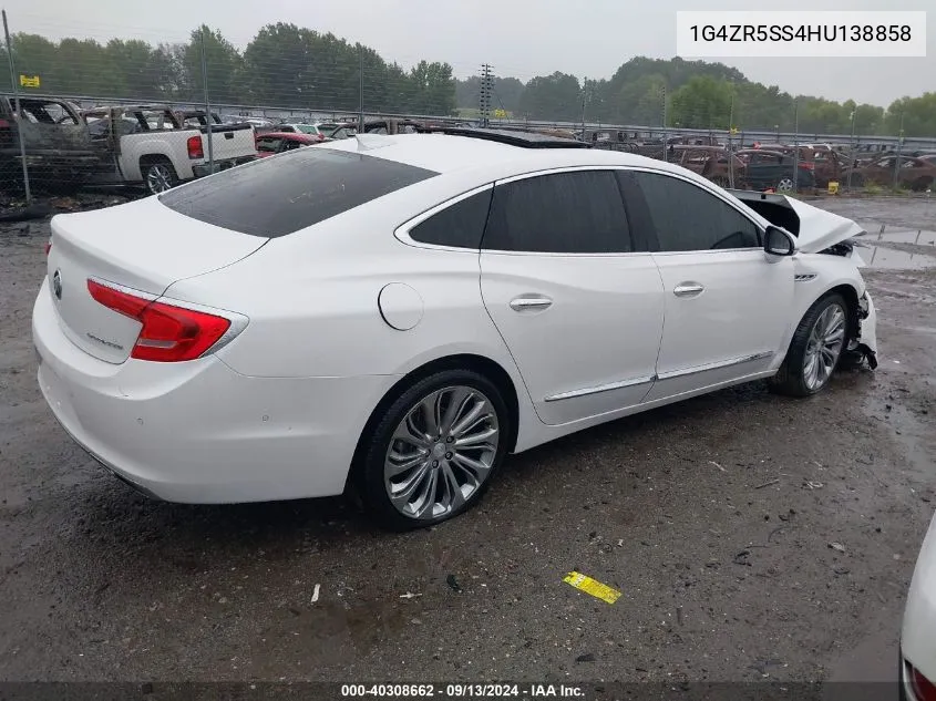 2017 Buick Lacrosse Premium VIN: 1G4ZR5SS4HU138858 Lot: 40308662