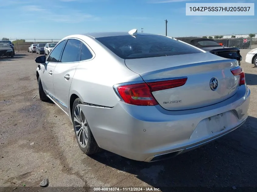 2017 Buick Lacrosse Essence VIN: 1G4ZP5SS7HU205037 Lot: 40818374