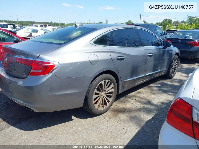 1G4ZP5SSXJU148757 2018 Buick Lacrosse Essence