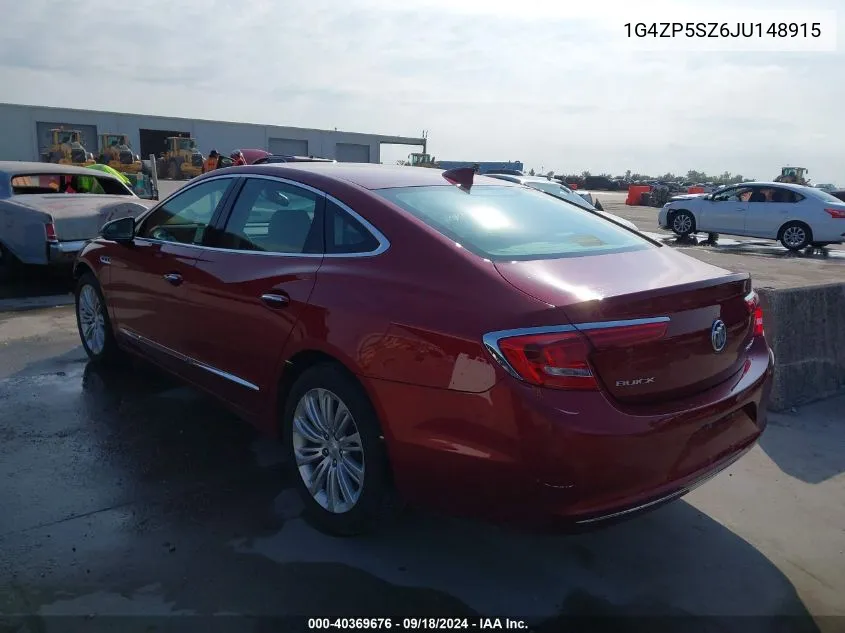 1G4ZP5SZ6JU148915 2018 Buick Lacrosse Essence