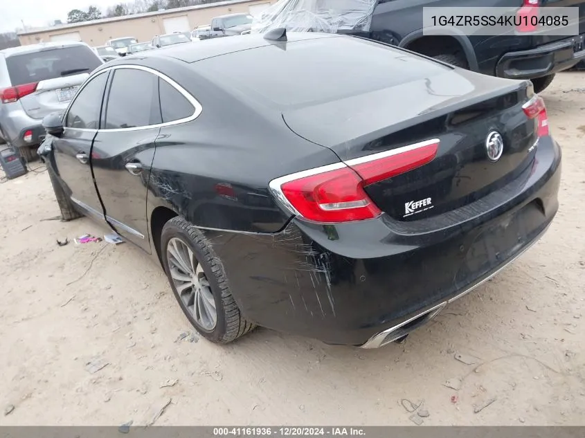 2019 Buick Lacrosse Awd Essence VIN: 1G4ZR5SS4KU104085 Lot: 41161936