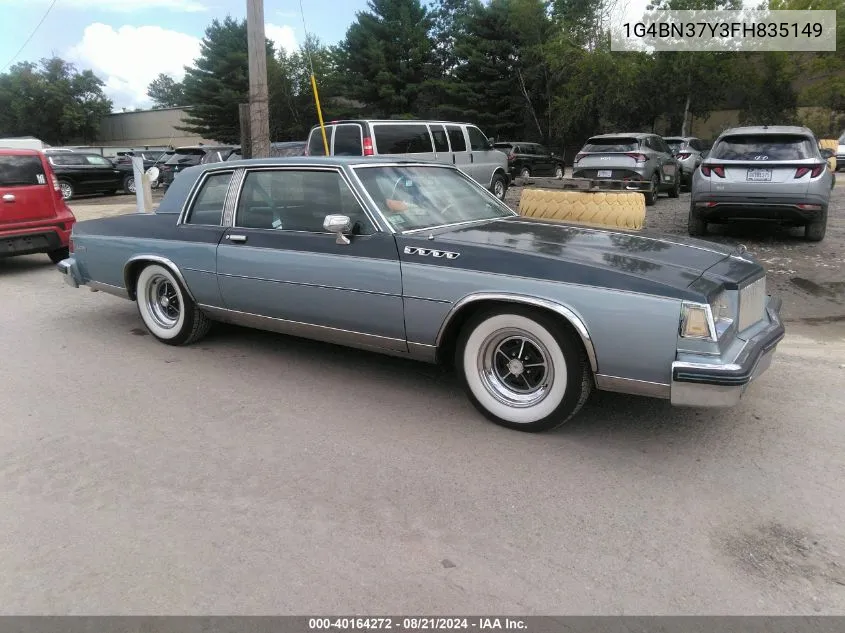 1985 Buick Lesabre Custom VIN: 1G4BN37Y3FH835149 Lot: 40164272