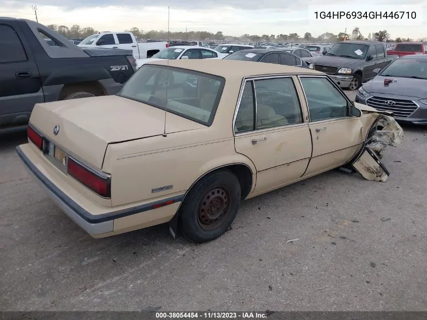 1986 Buick Lesabre Custom VIN: 1G4HP6934GH446710 Lot: 38054454