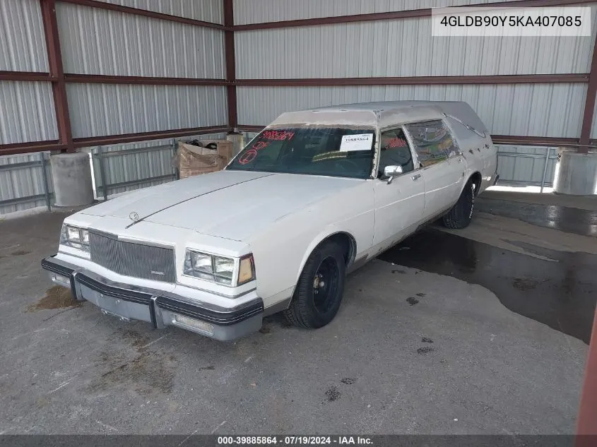 4GLDB90Y5KA407085 1989 Buick Lesabre Estate