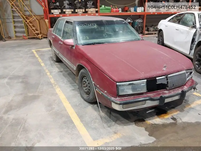 1G4HR51C0LH478452 1990 Buick Lesabre Limited