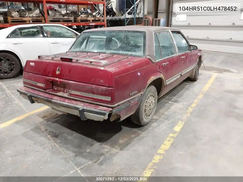 1G4HR51C0LH478452 1990 Buick Lesabre Limited