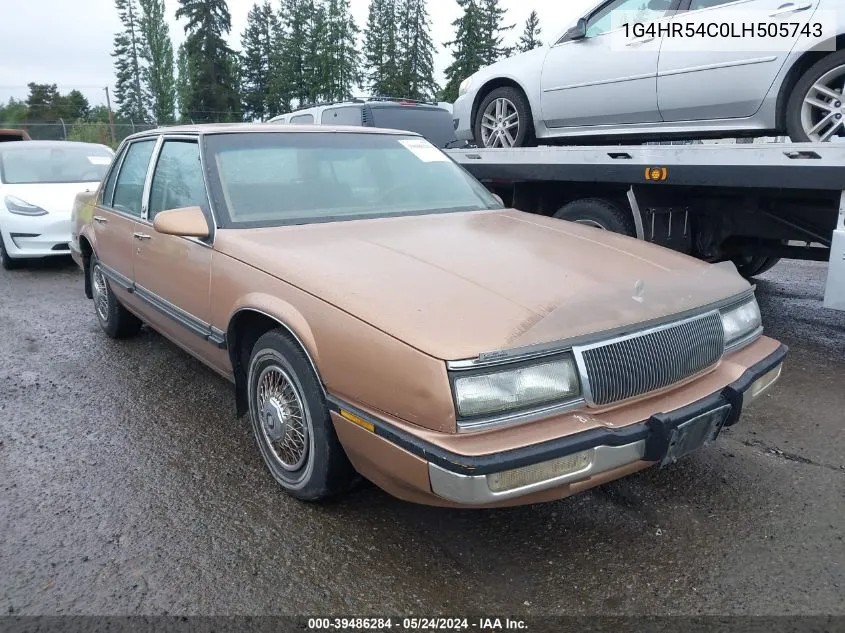 1G4HR54C0LH505743 1990 Buick Lesabre Limited