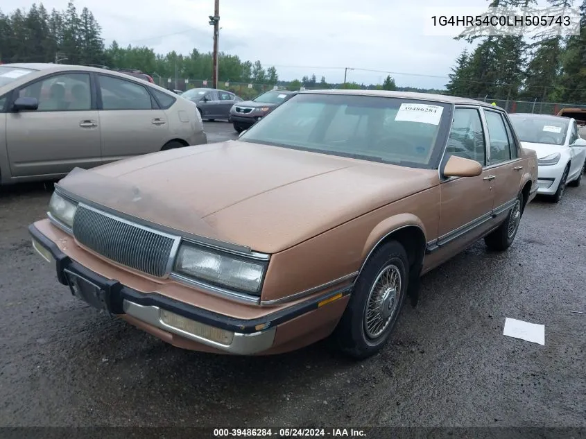 1G4HR54C0LH505743 1990 Buick Lesabre Limited