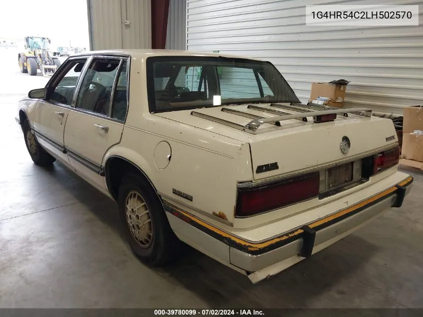 1G4HR54C2LH502570 1990 Buick Lesabre Limited