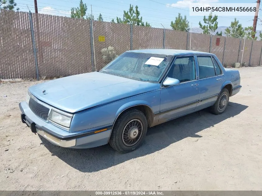 1991 Buick Lesabre Custom VIN: 1G4HP54C8MH456668 Lot: 39912536