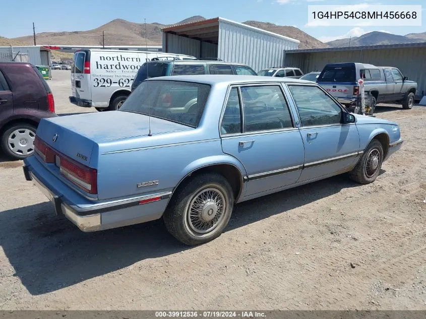 1991 Buick Lesabre Custom VIN: 1G4HP54C8MH456668 Lot: 39912536