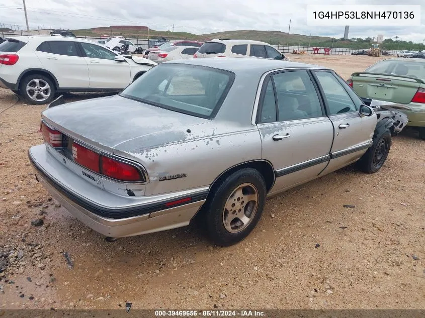 1992 Buick Lesabre Custom VIN: 1G4HP53L8NH470136 Lot: 39469656