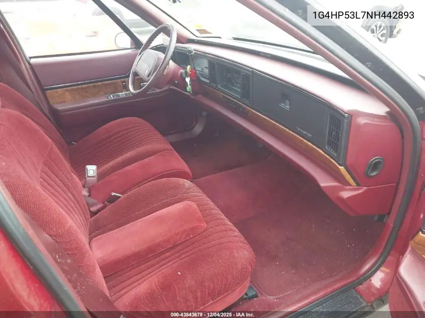 1G4HP53L7NH442893 1992 Buick Lesabre Custom