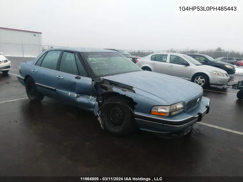 1993 Buick Lesabre Custom/90Th Anniversary VIN: 1G4HP53L0PH485443 Lot: 11964809